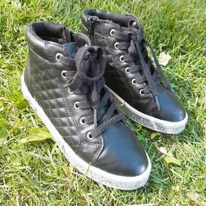 Justice  Black Sneaker Size 3